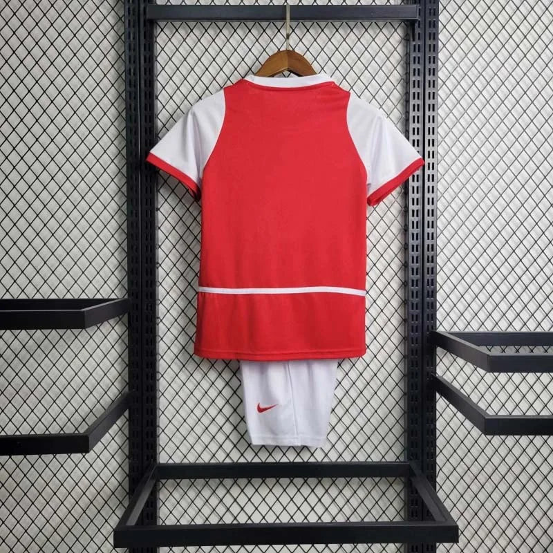 Maillot Domicile Arsenal Rétro 2002-2004 Taille Enfant