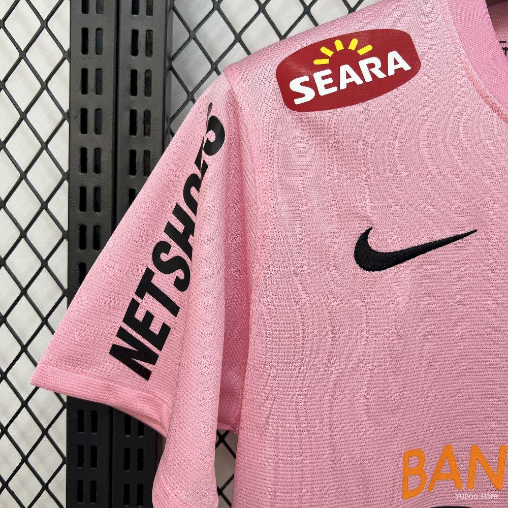 Maglia da casa Retro Santos 2012 Rosa in edizione limitata
