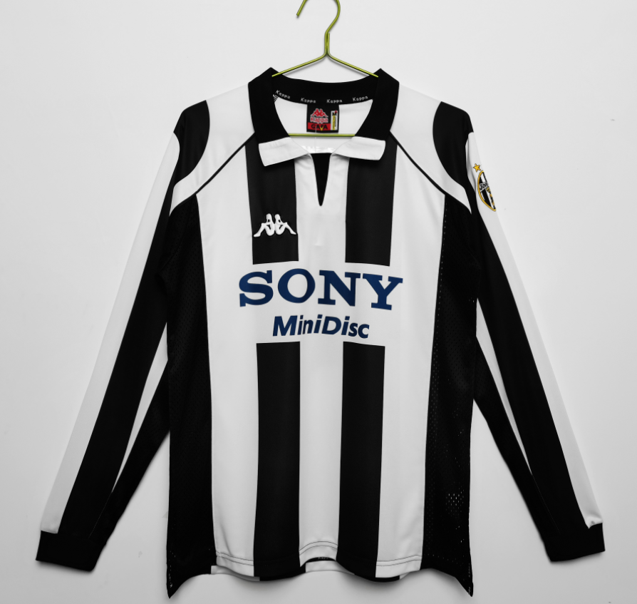 Maillot Rétro Domicile Manches Longues Juventus 1997-1998