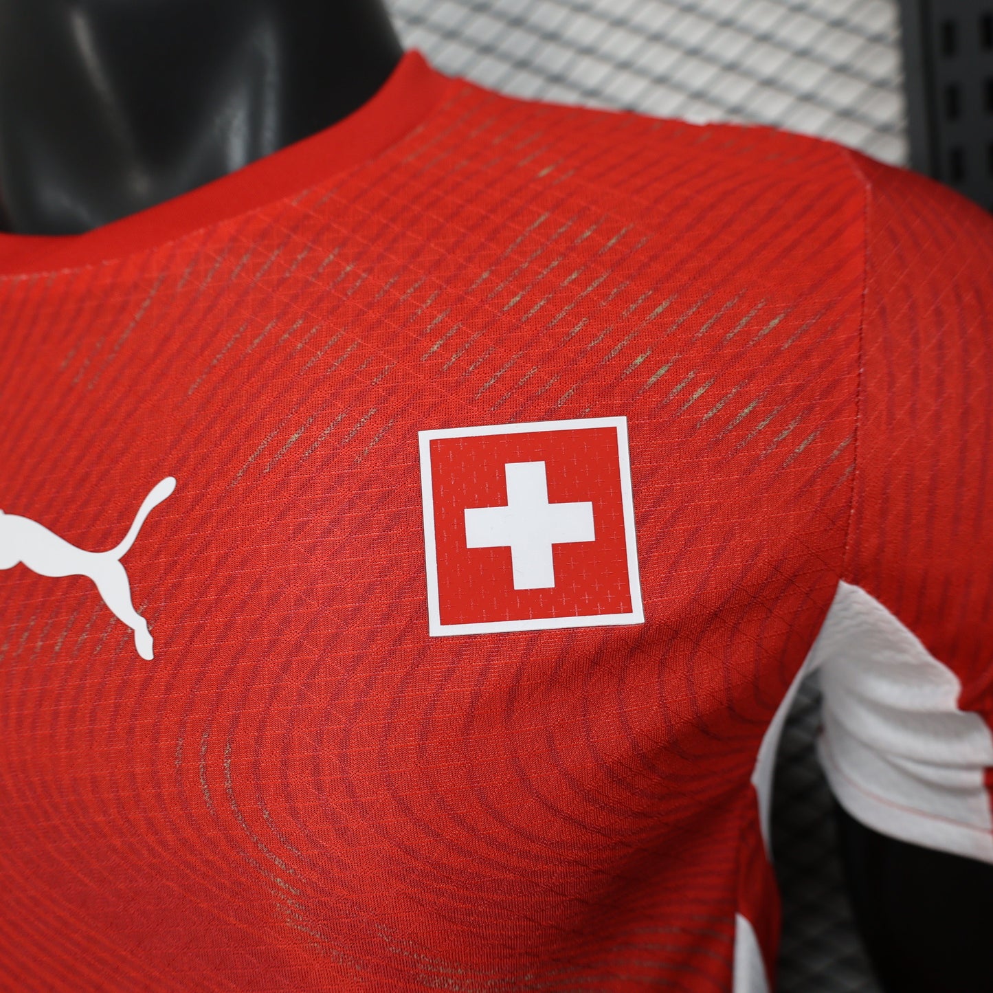 Versione Giocatore Maglia Svizzera Mondiale 2026