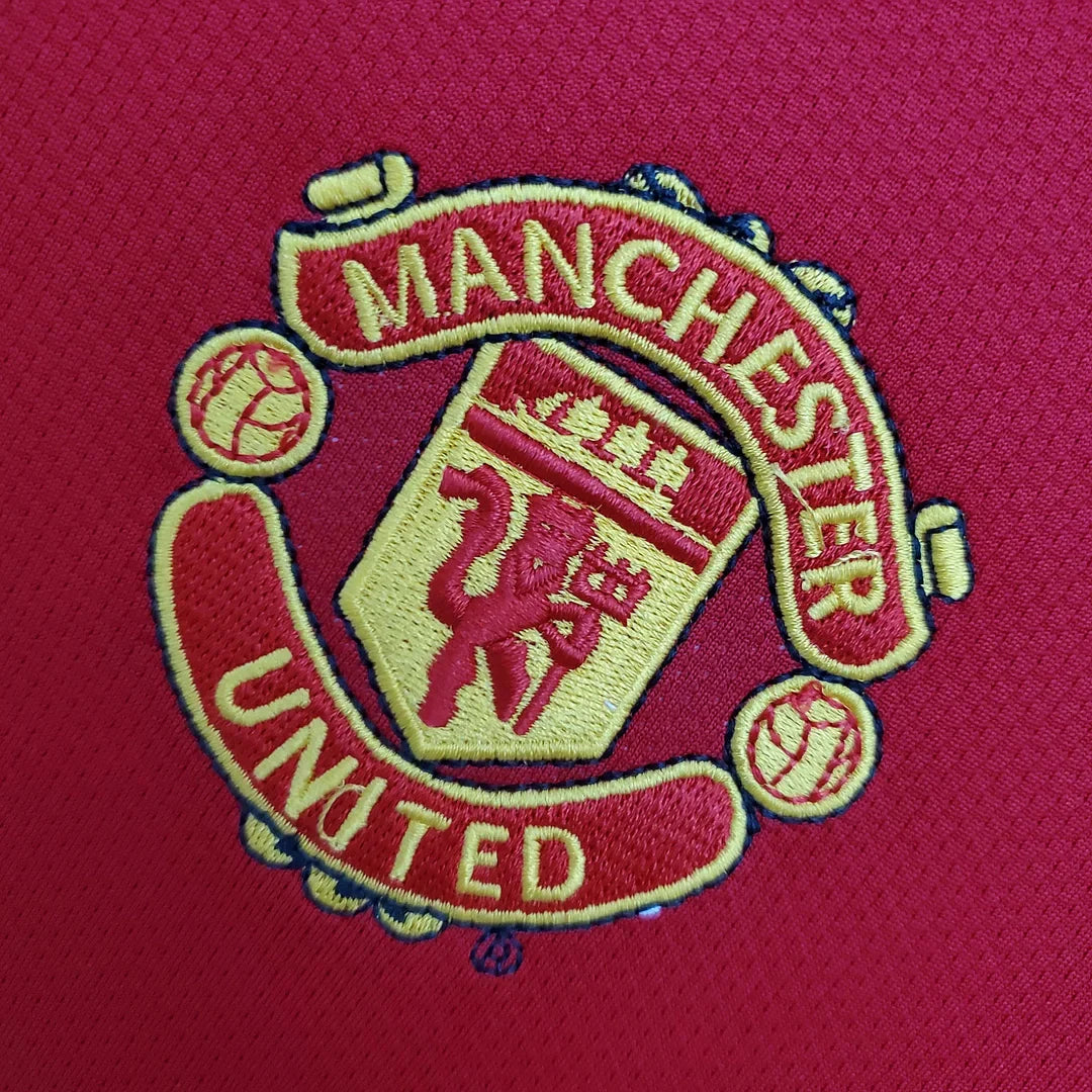 Maillot rétro Manchester United domicile manches longues 2004/2006