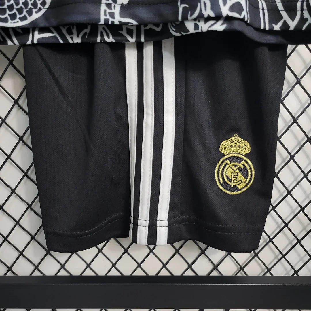 Maillot Real Madrid "Dragón Negro" Édition Limitée Taille Enfant