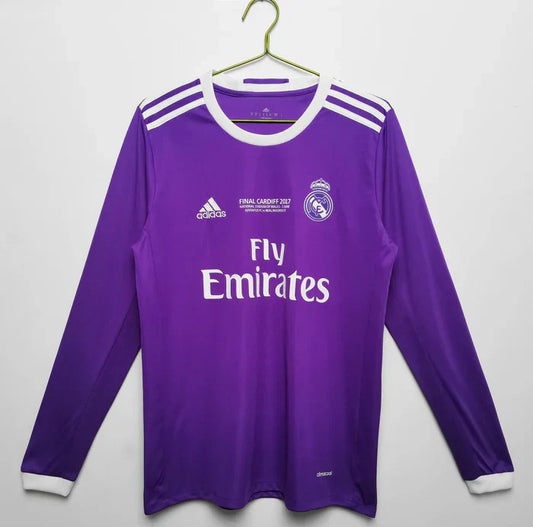 Maillot extérieur rétro manches longues Real Madrid 2016-2017