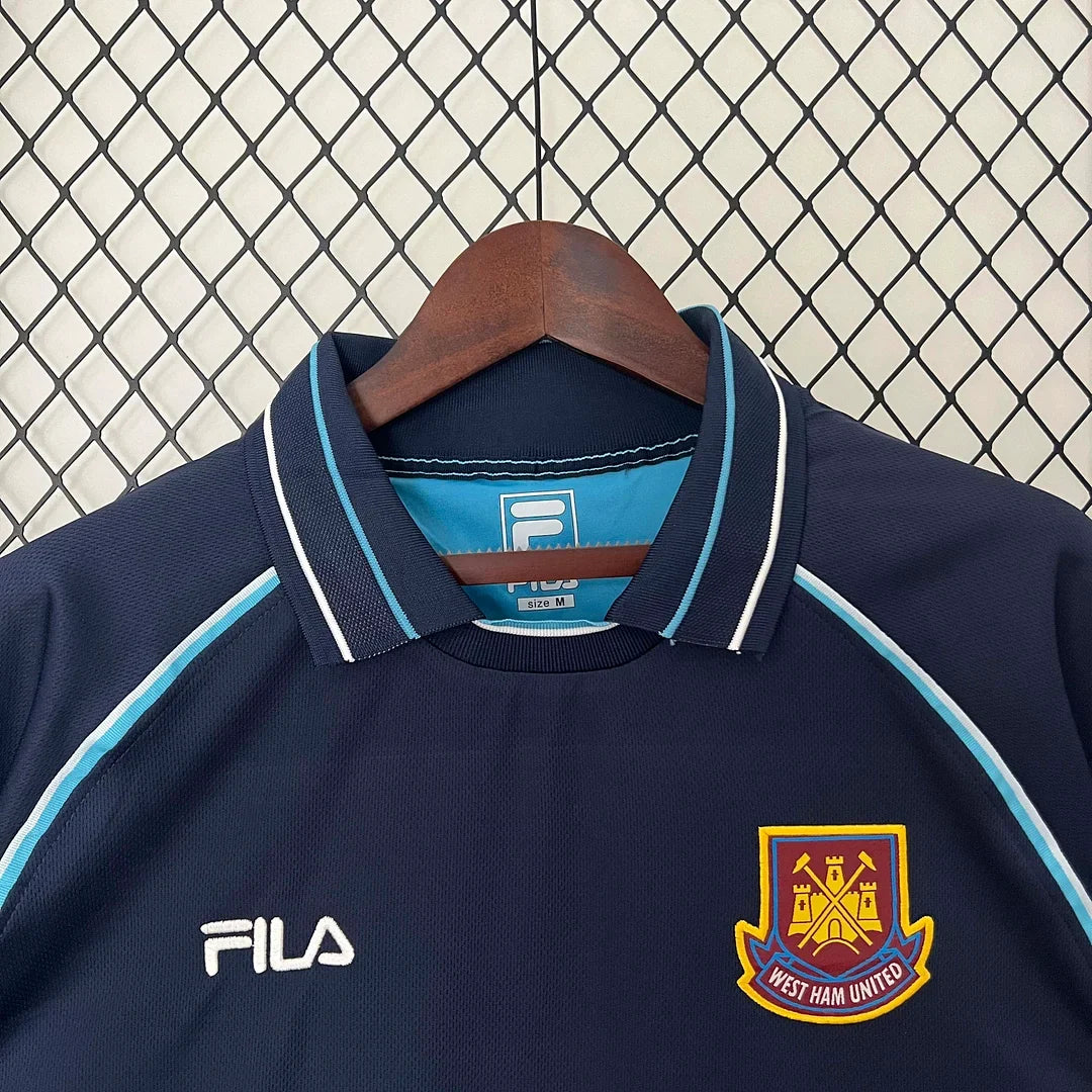 Maglia da trasferta West Ham United terza divisa retrò 1999-2001