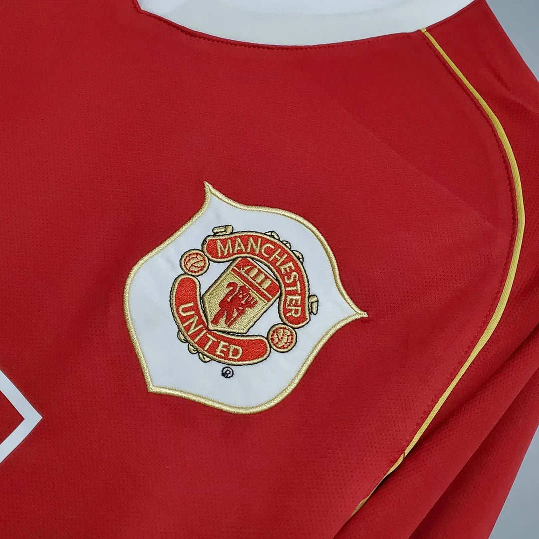 Maglia Manchester United Home Maniche Lunghe 2006/2007 Retro