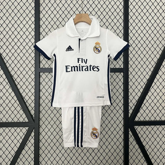 Divisa Home Retro Real Madrid Bambino 2016/2017