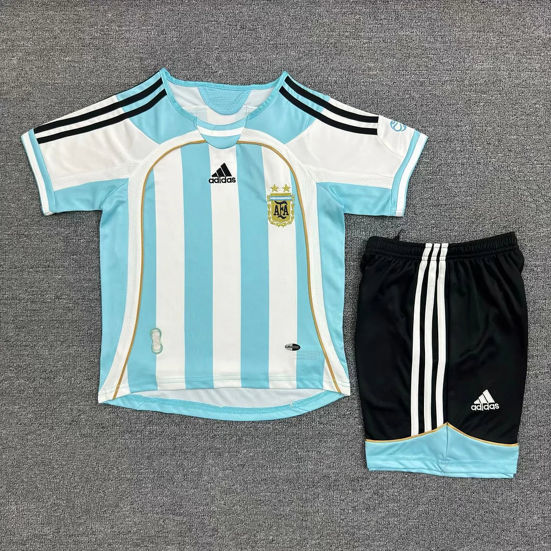 Maglia da Calcio Argentina retrò 2006 per Bambino