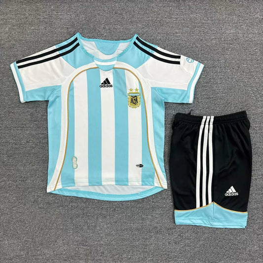 Maglia da Calcio Argentina retrò 2006 per Bambino