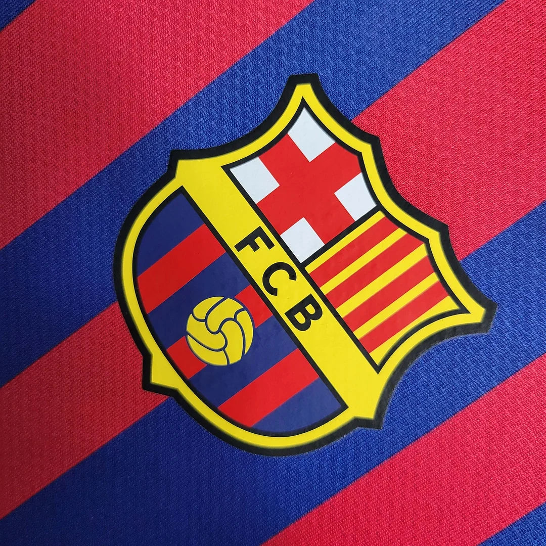 Maillot Rétro Domicile Barcelone 2011-2012 Manches Longues