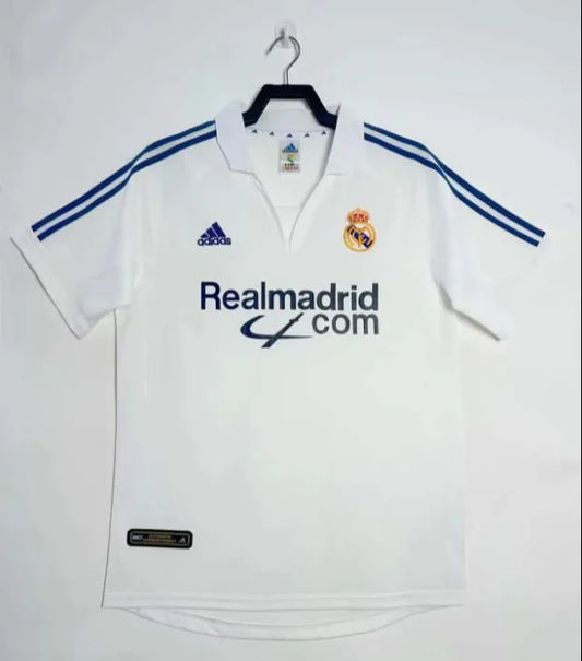 Maillot domicile rétro du Real Madrid 2001/2002