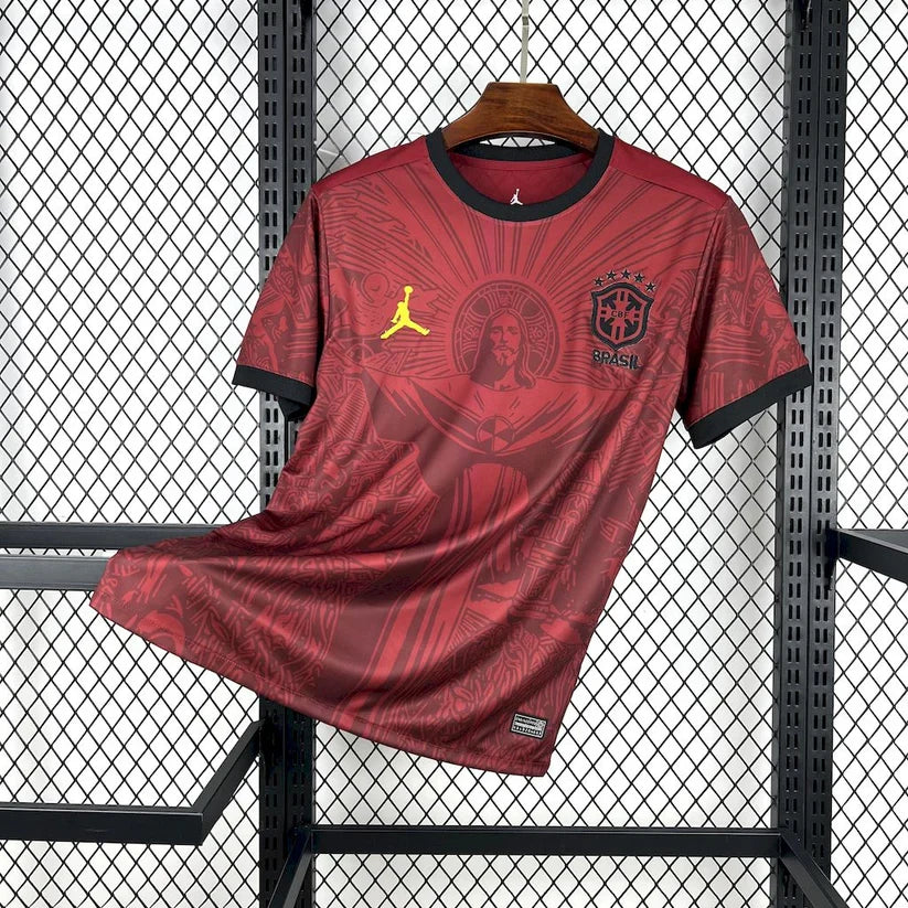 Brésil "Le Rédempteur" Maillot Rouge Édition Limitée