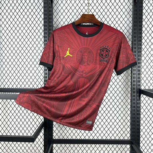 Brésil "Le Rédempteur" Maillot Rouge Édition Limitée