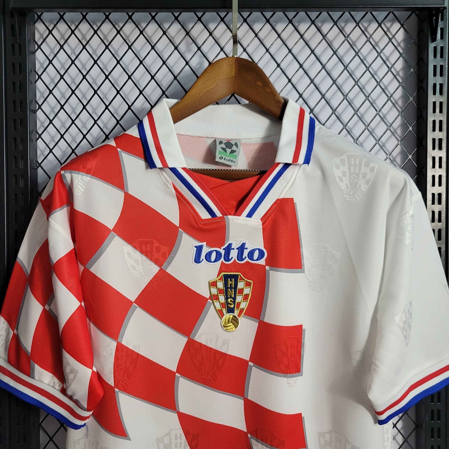 1998 Retro Croatia Home Jersey