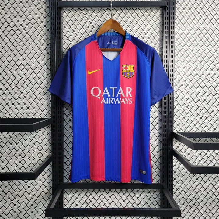 2016/2017 Retro Barcelona Home Jersey