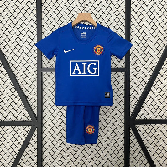 Maglia Manchester United Retro Terza Divisa Trasferta 2008/2009 Taglia Bambino