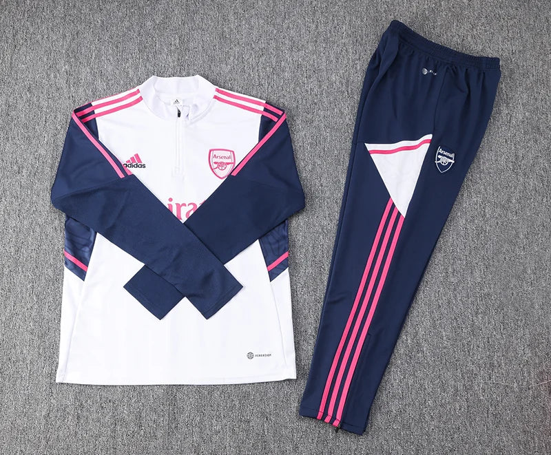 Survêtement Arsenal blanc et rose