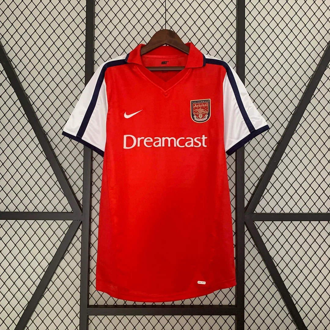 Maillot domicile rétro Arsenal 2000-2002