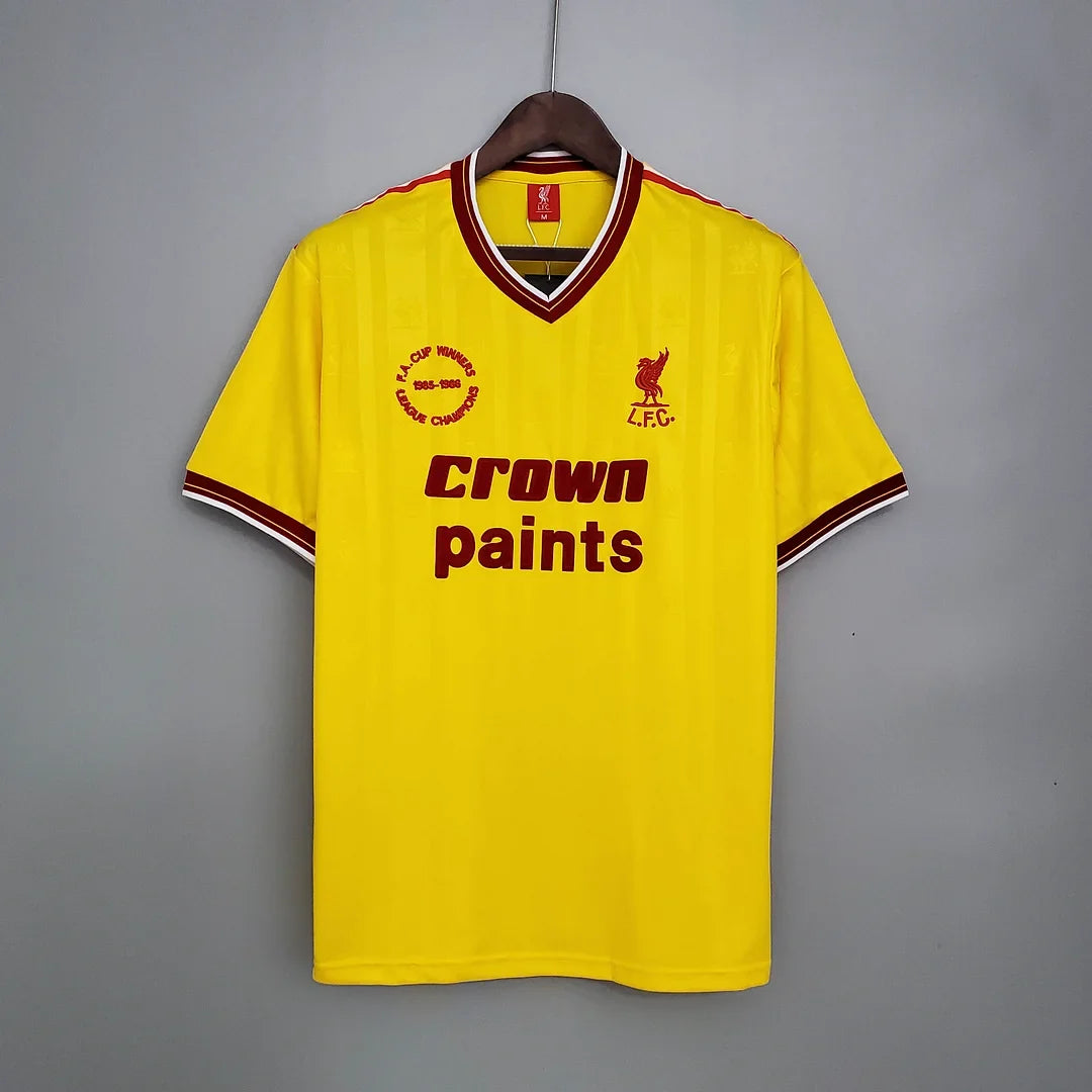 Maglia retrò Liverpool Trasferta 1985/1986 Vincitore FA Cup & Campione di Lega