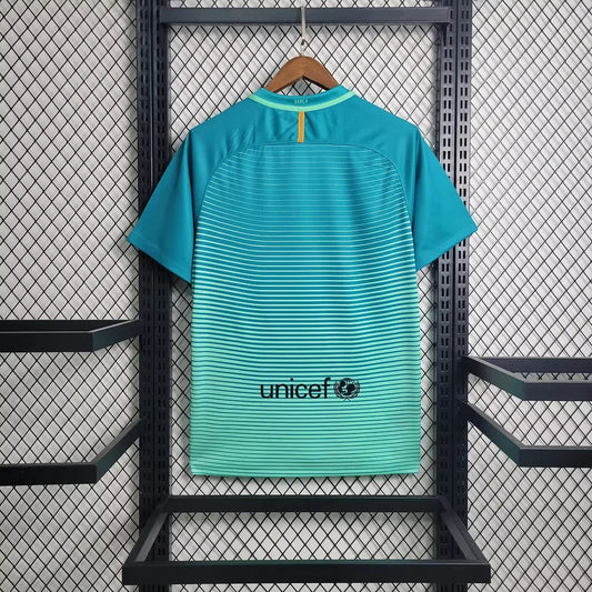Maglia da trasferta retrò del Barcellona 2016/2017