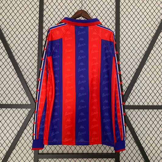 Maglia Home retrò Barcellona 1995-1997 a maniche lunghe