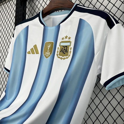 Maillot Domicile Argentine Coupe du Monde 2026 Version Fan