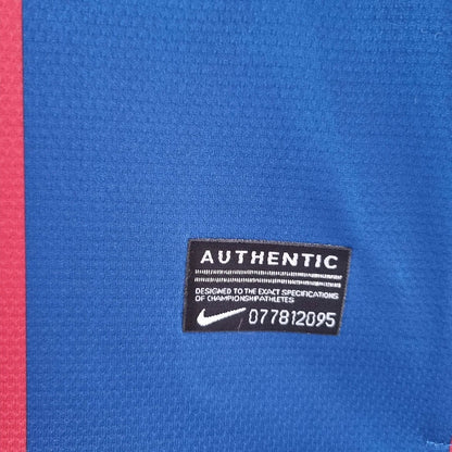 Maglia retrò FC Barcelona Home 2010-2011 a maniche lunghe