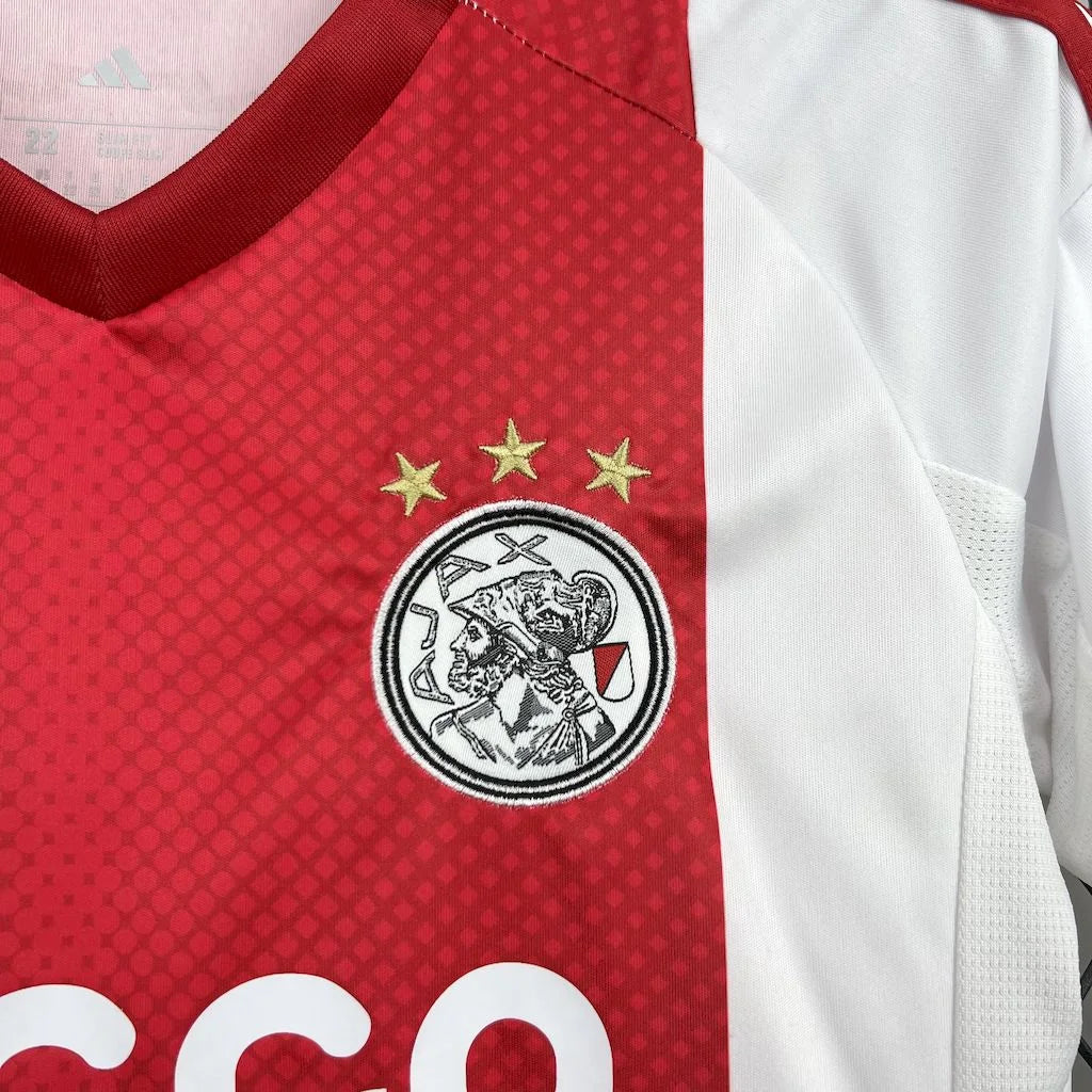 Maillot domicile Ajax 2025/2026 taille enfant