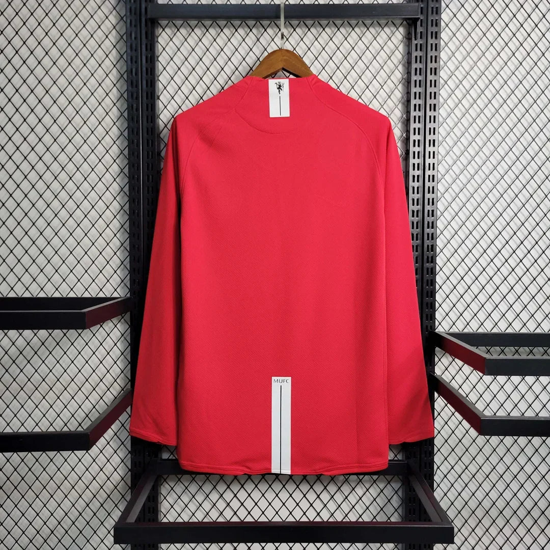 Manchester United Retro 2007-2008 Home Kit Long Sleeve