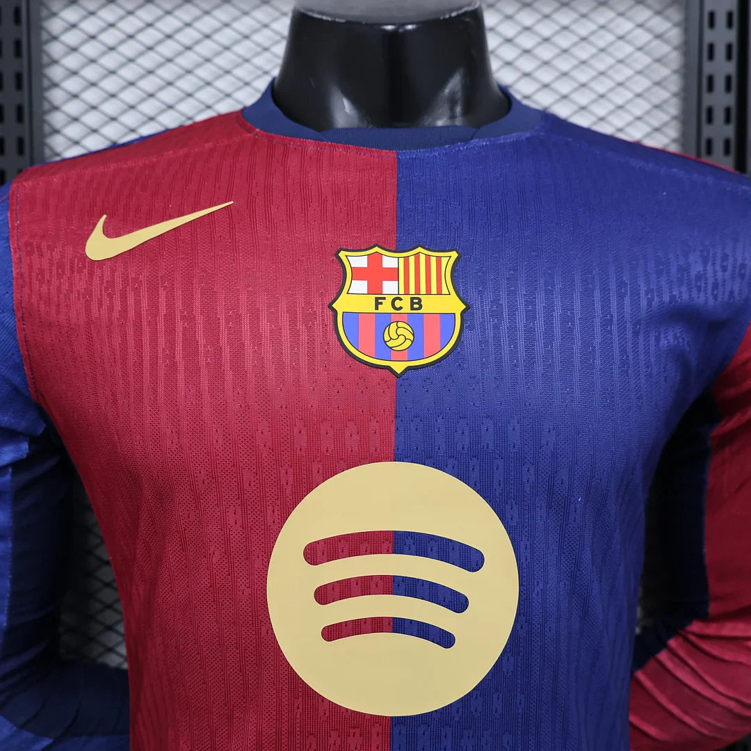 2024/2025 Barcelona Home Kit Long Sleeve