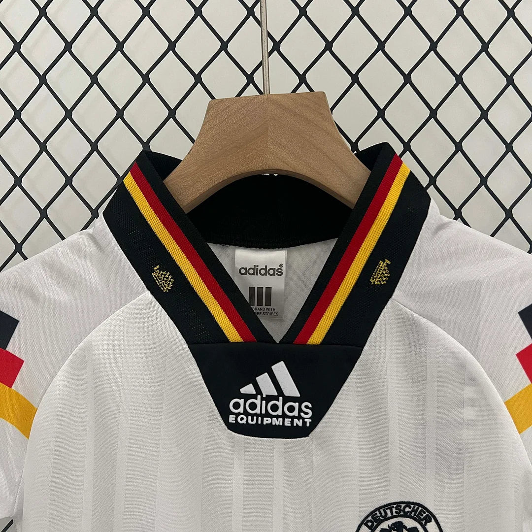 Maillot Domicile Rétro Allemagne 1992 Taille Enfant