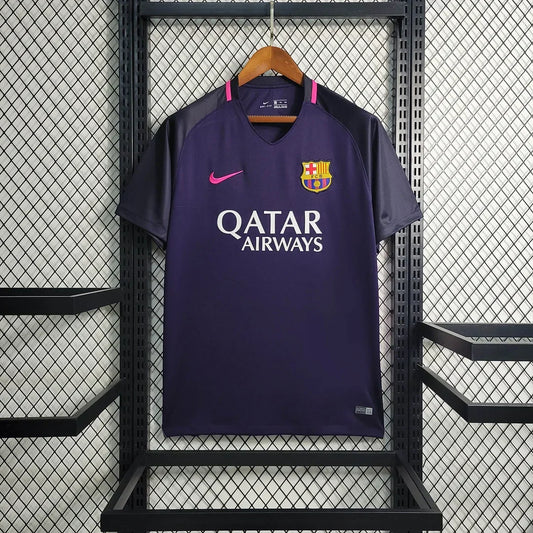 Maglia da trasferta retrò del Barcellona 2016/2017