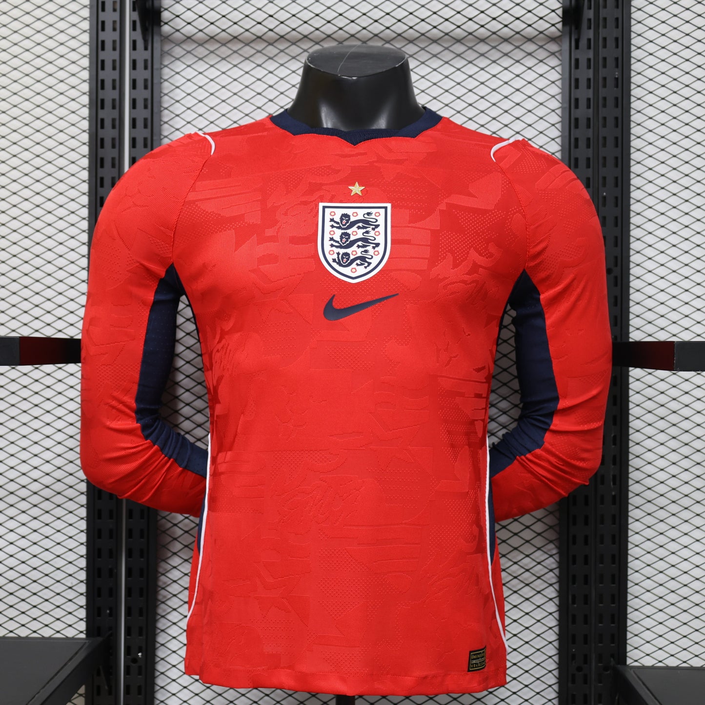 2026 England Away World Cup Kit Long Sleeve Player Version