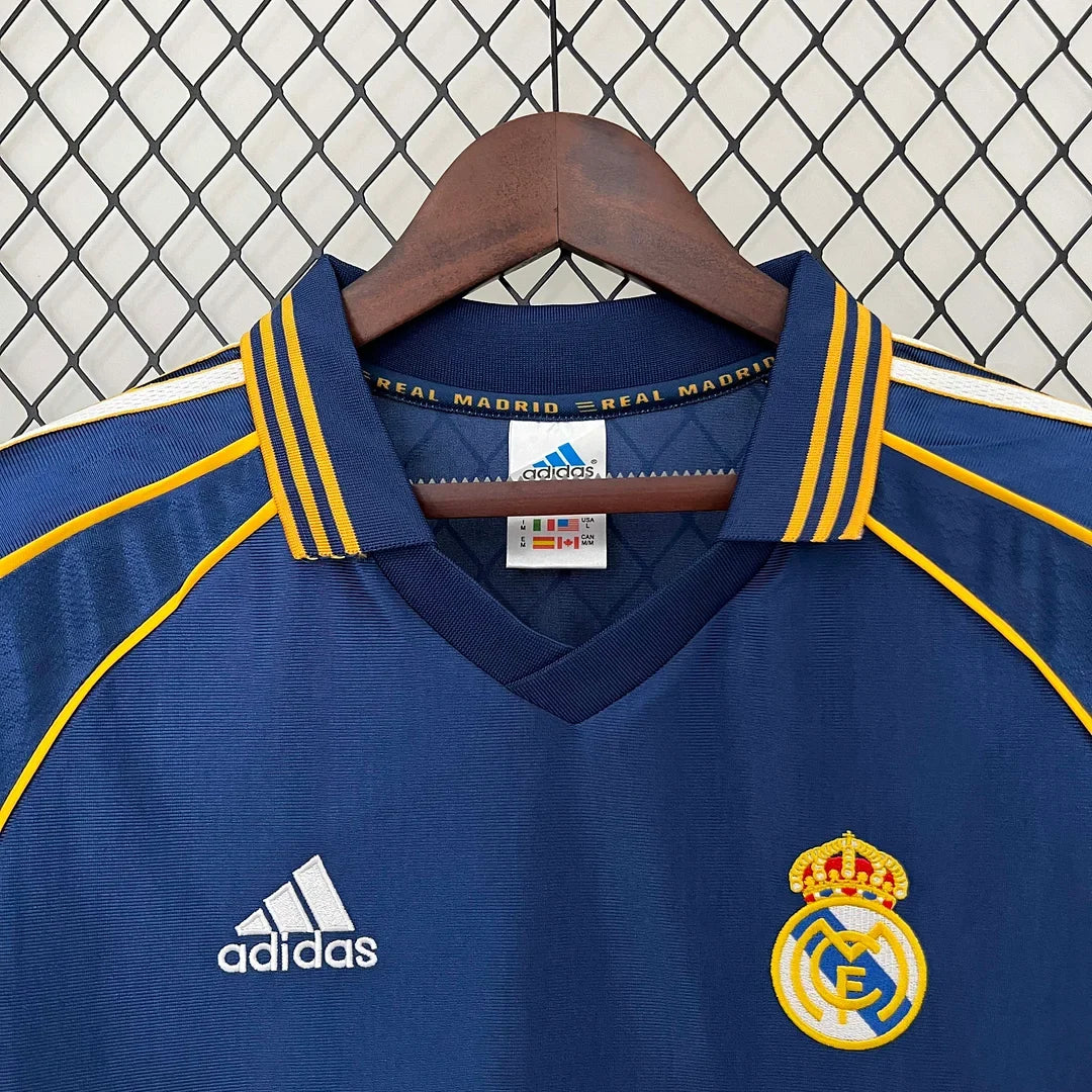Maillot de foot vintage Real Madrid Troisième extérieur 1998/2000