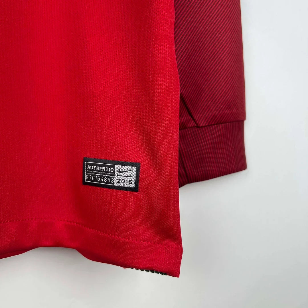 Maillot domicile rétro Portugal 2016 manches longues