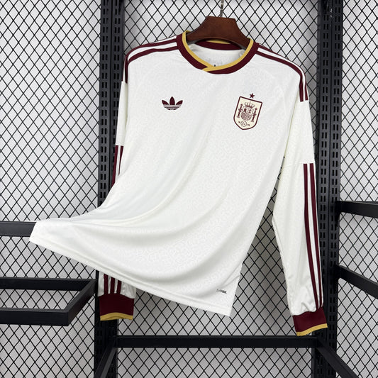 Maglia Nazionale Spagna Trasferta Mondiali 2026 Maniche Lunghe Versione Tifoso