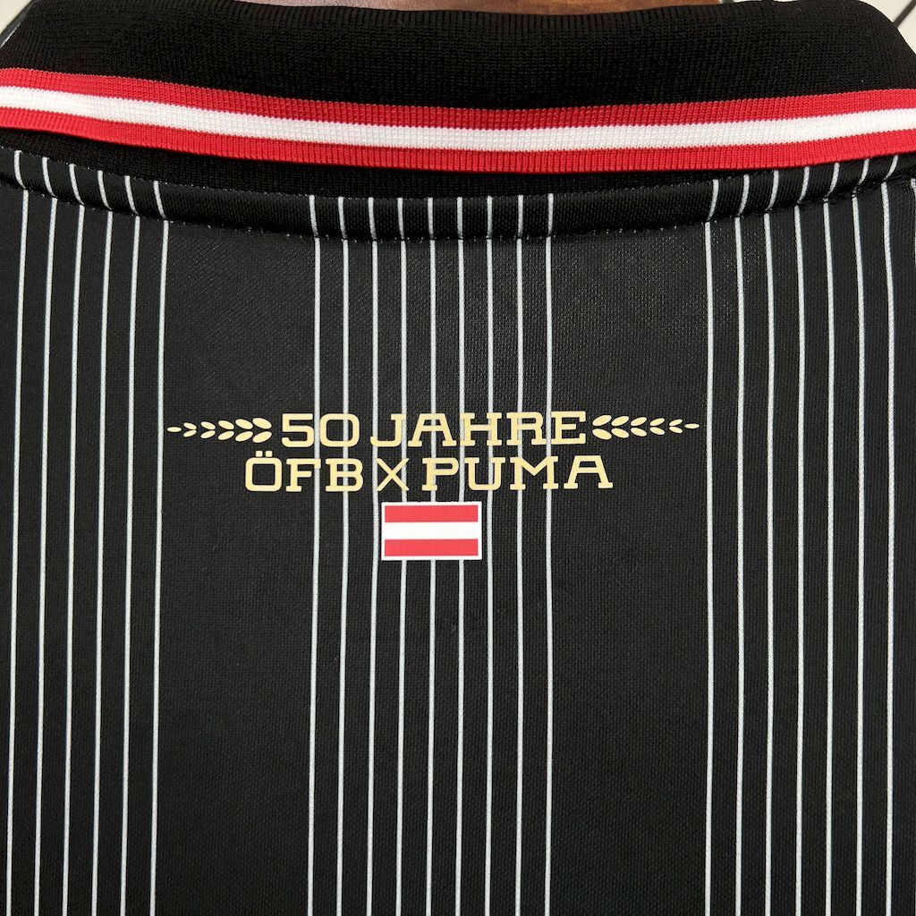 Maglia a maniche lunghe commemorativa per il 50° anniversario dell'Austria 2024
