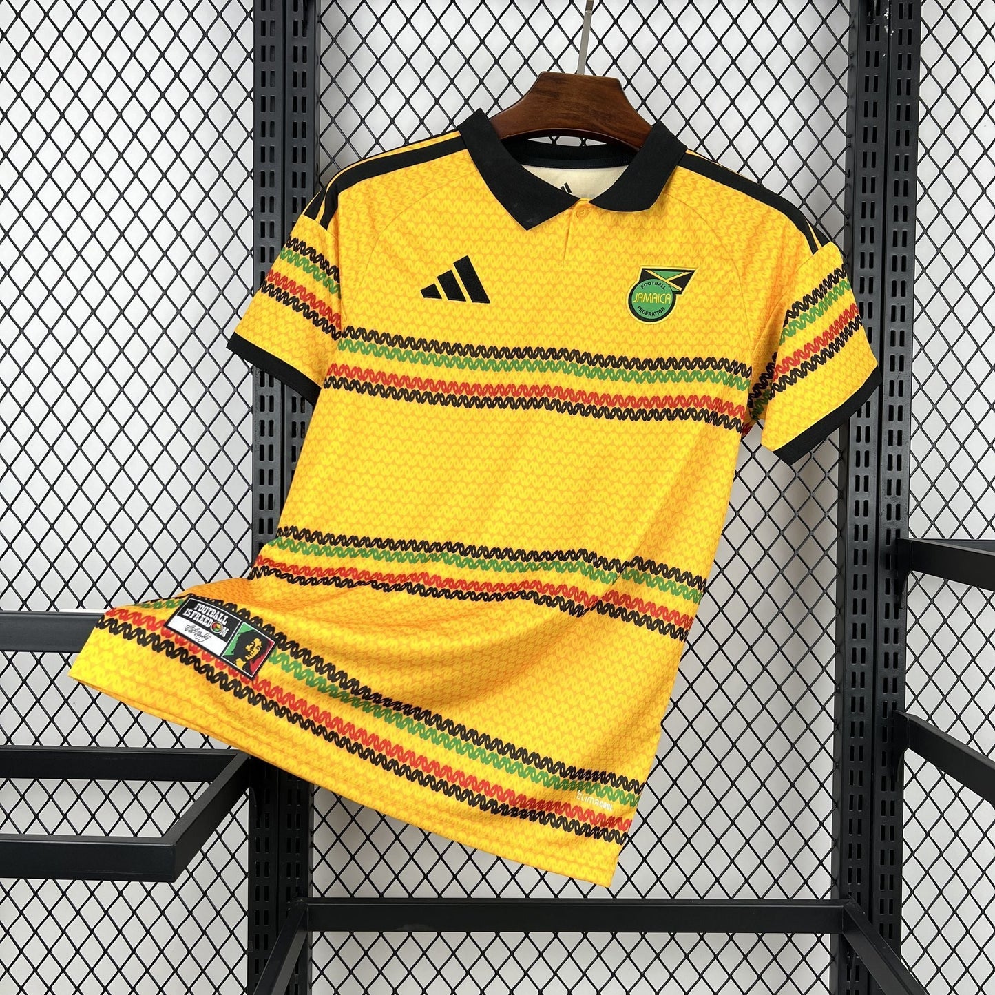Maillot domicile Coupe du Monde 2026 Jamaïque x Bob Marley version supporter