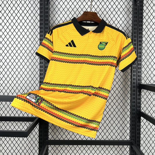 Maillot domicile Coupe du Monde 2026 Jamaïque x Bob Marley version supporter