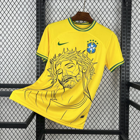 Maillot en édition limitée Brésil « Cristo Canarinho »