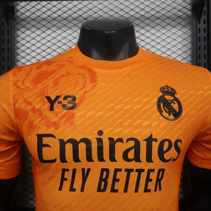Real Madrid x Y3 Kit arancione 2024/2025 Quarto