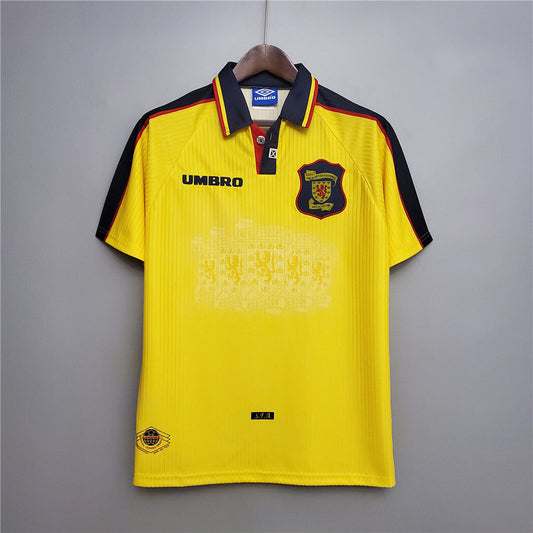 Maglia retrò Scozia da trasferta 1996-1998