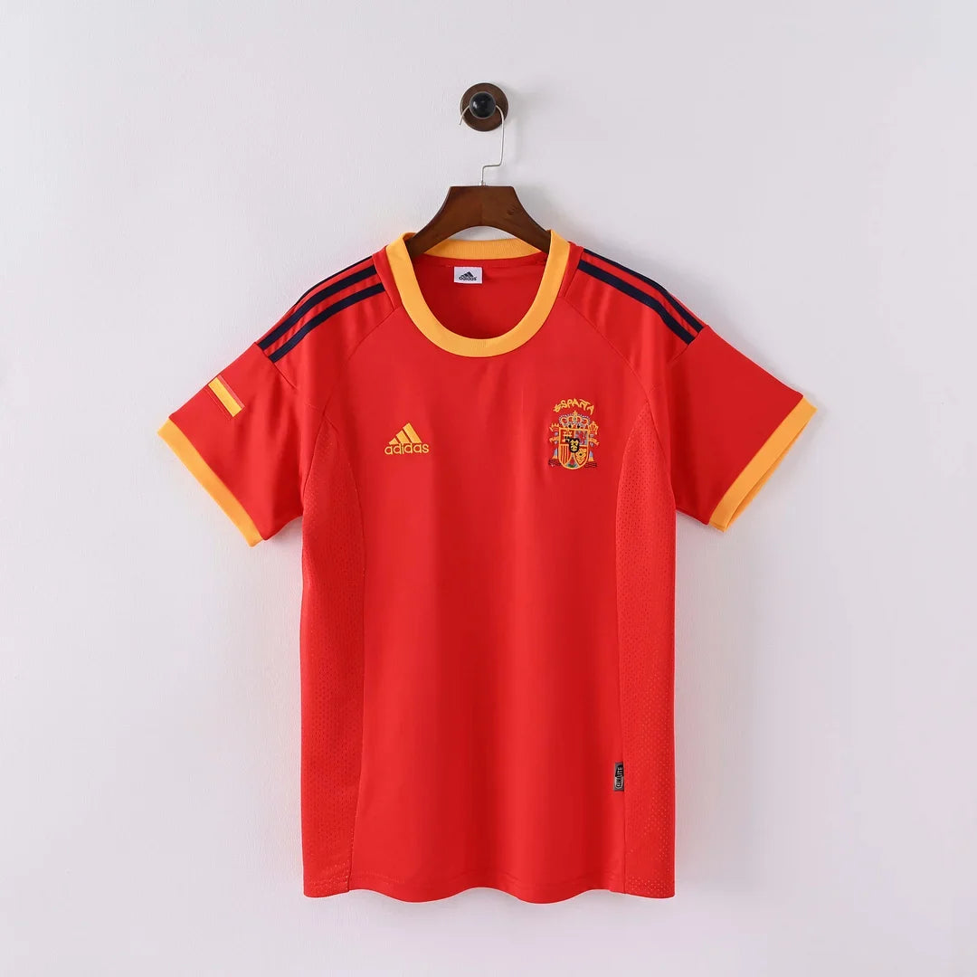 2002 Retro Spain Home Jersey