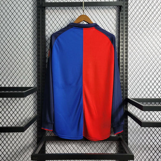 Maglia Home a maniche lunghe Retro Barcellona Centenario 1999-2000