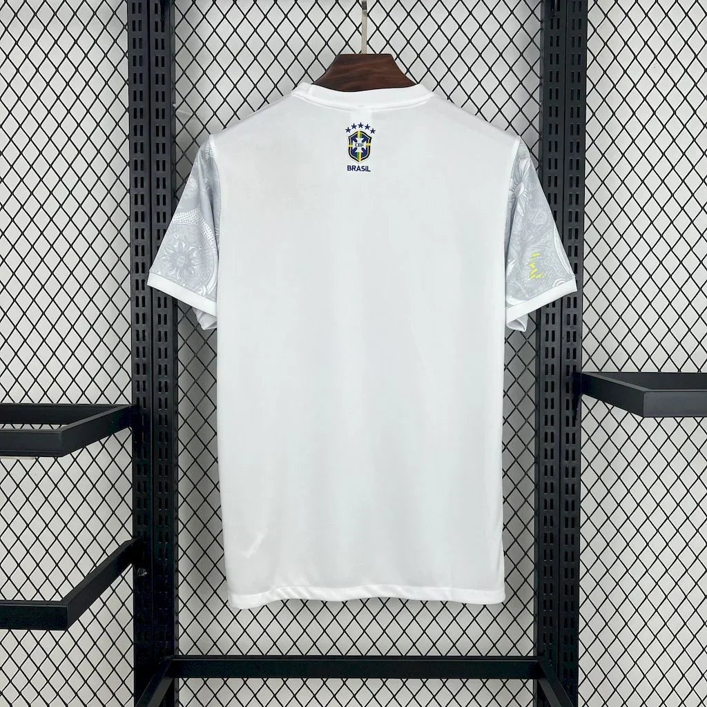 Maglia limitata bianca Brasile "Jesus"