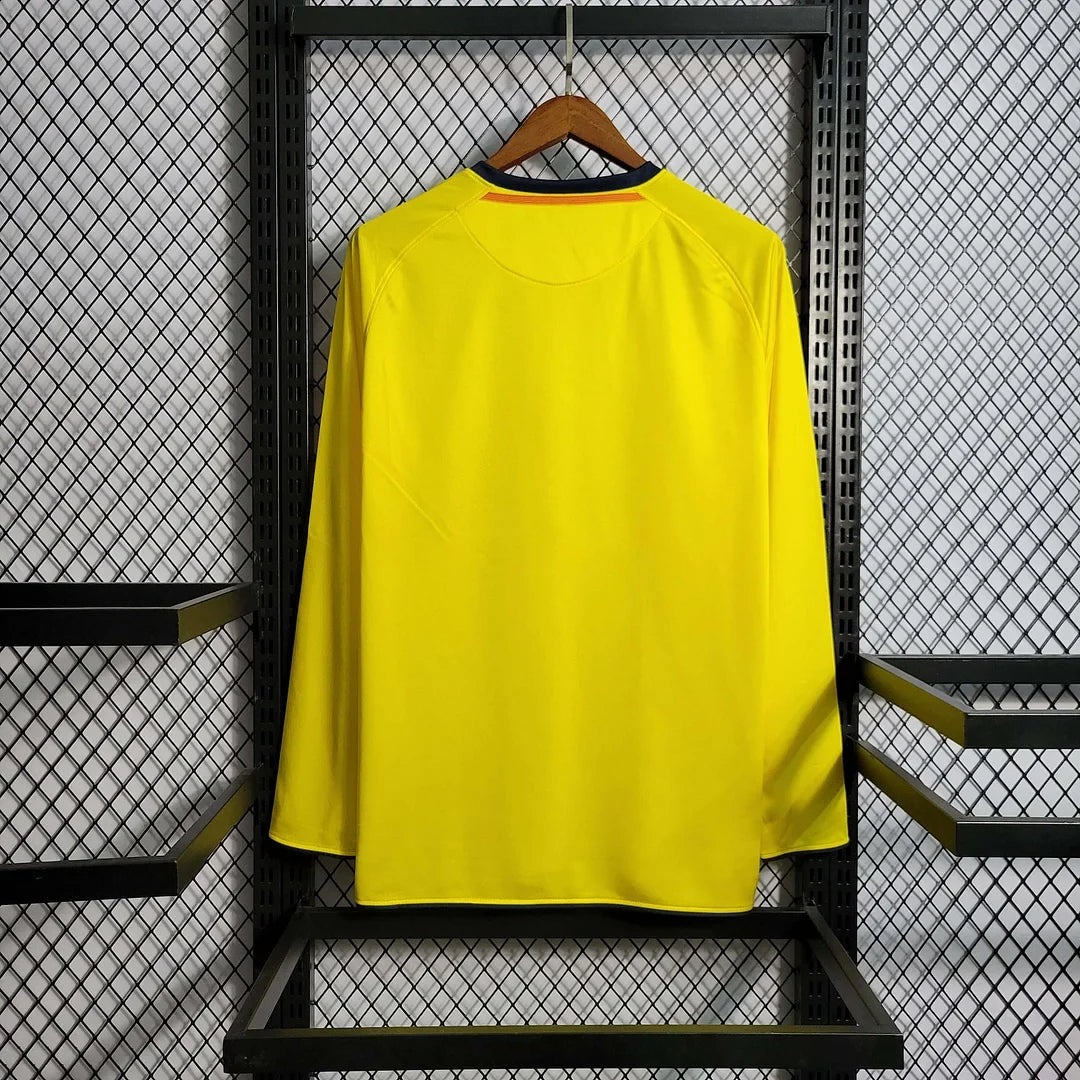 2008-2009 Retro Barcelona Away Jersey Long Sleeve