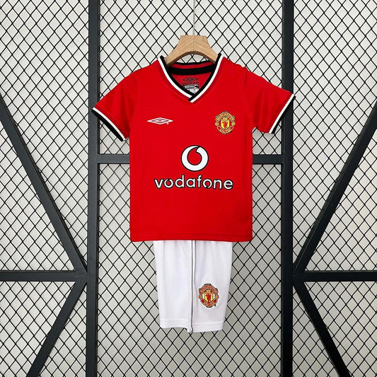 Maglia Manchester United Home Vintage per bambini anni 2000/2002