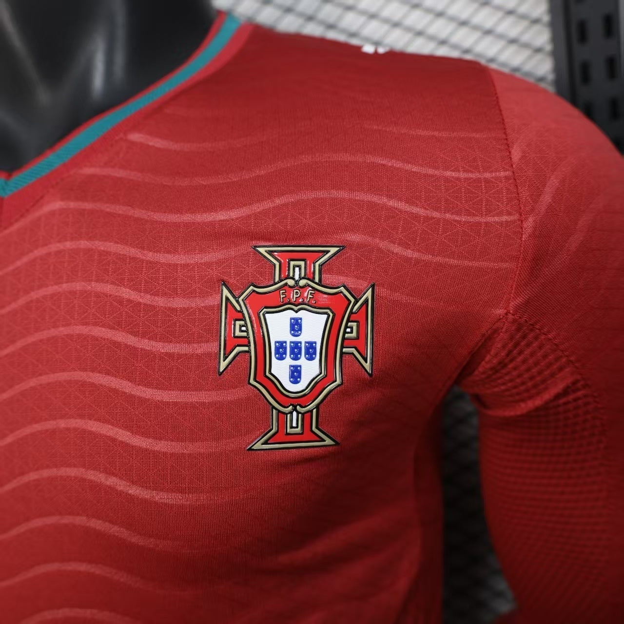 Maglia maniche lunghe versione giocatore Portogallo Home Coppa del Mondo 2026