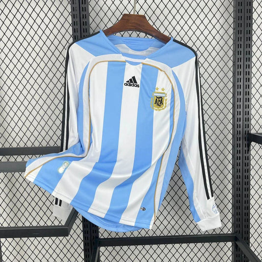 Maillot domicile rétro Argentine 2006 manches longues
