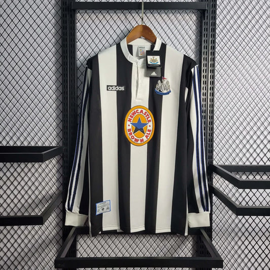 1997-1999 Maglia Retro Newcastle United Casa Manica Lunga