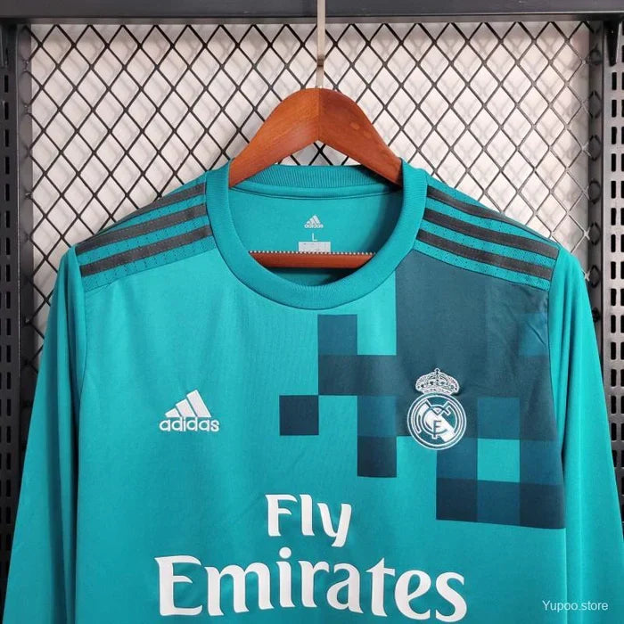 Kit Terza Maglia Maniche Lunghe Real Madrid Retrò 2017-2018